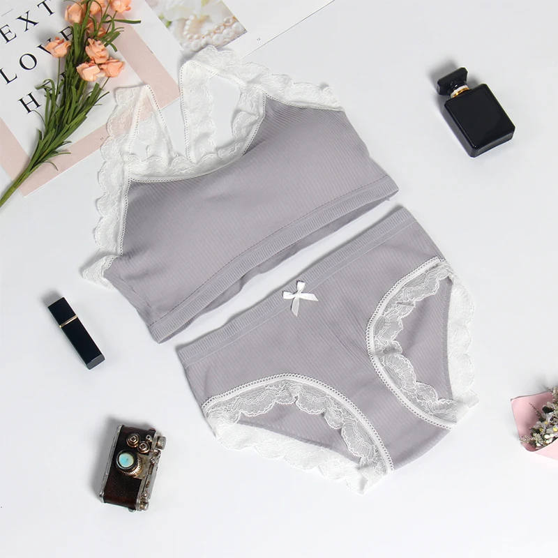 2020 новый прозрачный комплект нижнего белья женский кружевной сексуальный с