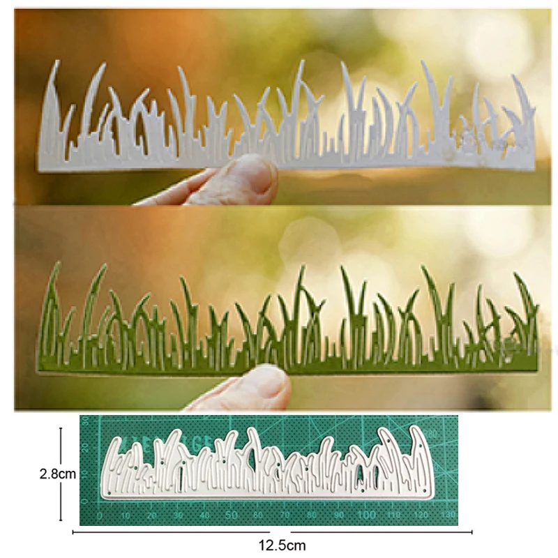 

metal cutting dies cut die mold grass lawn edge strip lace border Scrapbook paper craft knife mould blade punch stencils dies