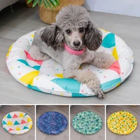 pet summer cooling mat dog beds mats fruit color pet ice pad cool cold silk moisture proof cooler mattress cushion pad