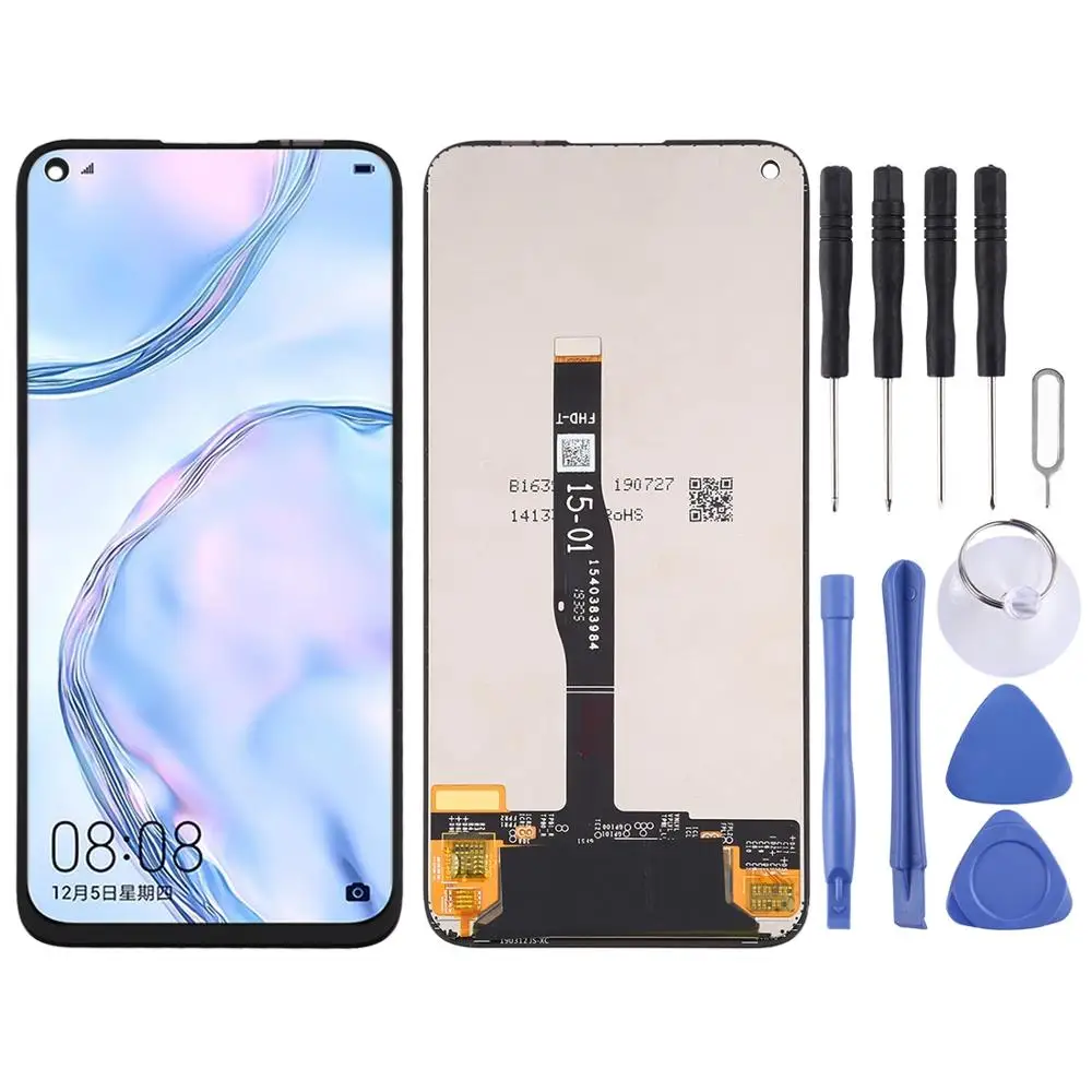 ЖК экран и дигитайзер полная сборка для Huawei Nova 6 SE / JNY AL10 TL10 (черный)|Экраны