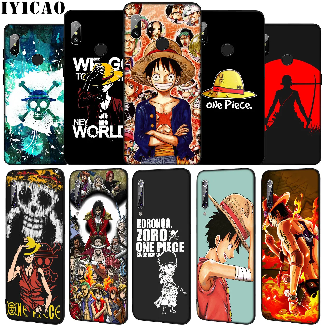 Милый Цельный Мягкий чехол Luffy для Xiaomi Mi 10 9 9T A3 Pro 8 SE A2 Lite A1 CC9 CC9E 6 pocophone f1 Mi10 |