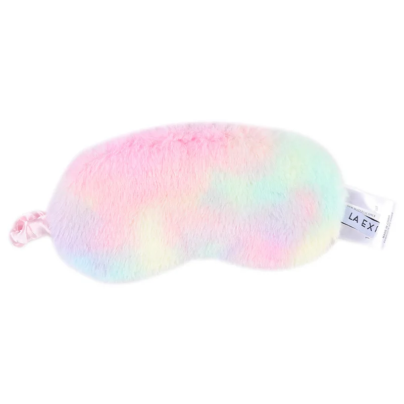 

Sleeping Eye Cover Plush Sleep Mask Dream Night Blindfold Cute Sort Bandage Unicorn Colorful Eyepatches For Women Men Relax Nap