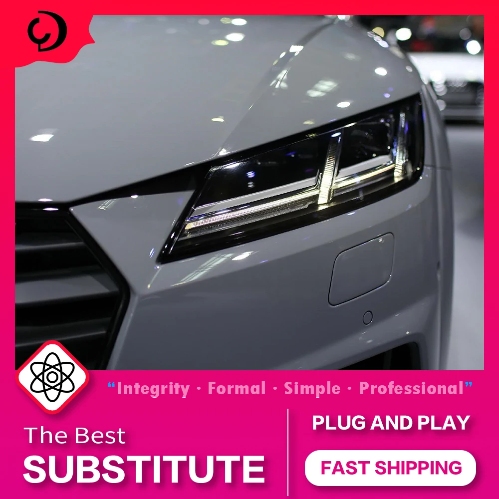 

AKD автостайлинг фары для Audi TT фары 2006-2014 светодиодные фары DRL Передняя лампа светодиодный проектор автомобильные аксессуары