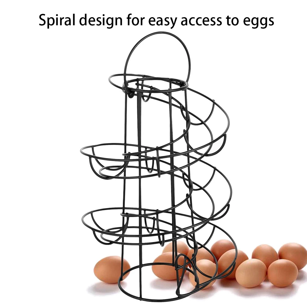 

Egg Wire Storage Rack Stand Kitchen Countertop Egg Organizer Display Holder Rack Kitchen Supplies
