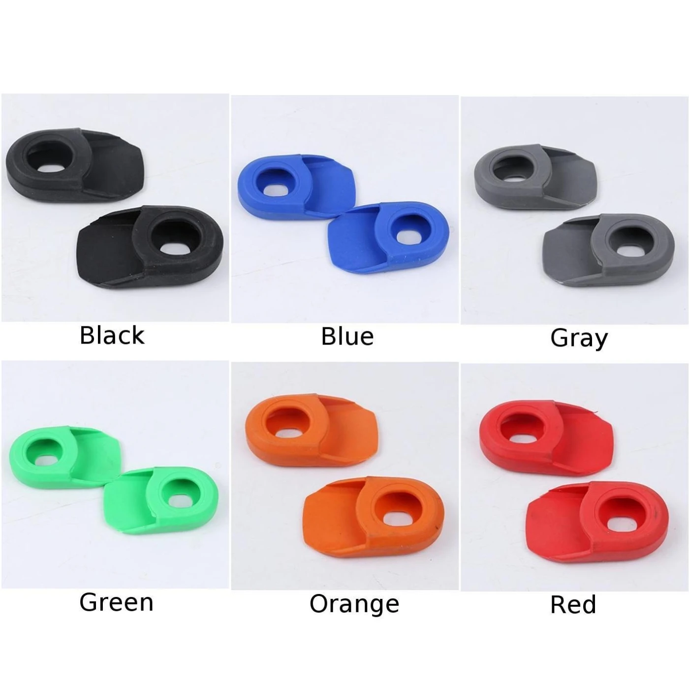 2 pcs silikon mtb rennrad kurbel arm haut protektoren hülse abdeckung boot cap werkzeuge kit outdoor kurbeln fahrrad komponenten free global ship