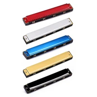 key c harmonica diatonic double tremolo beginner harmonicas with hard case cloth for musical instrument sale24 holes