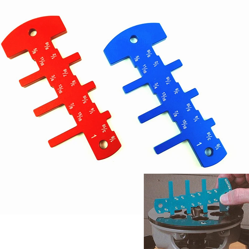 Дюймовая головка резака линейка высоты измерительный инструмент для настольной