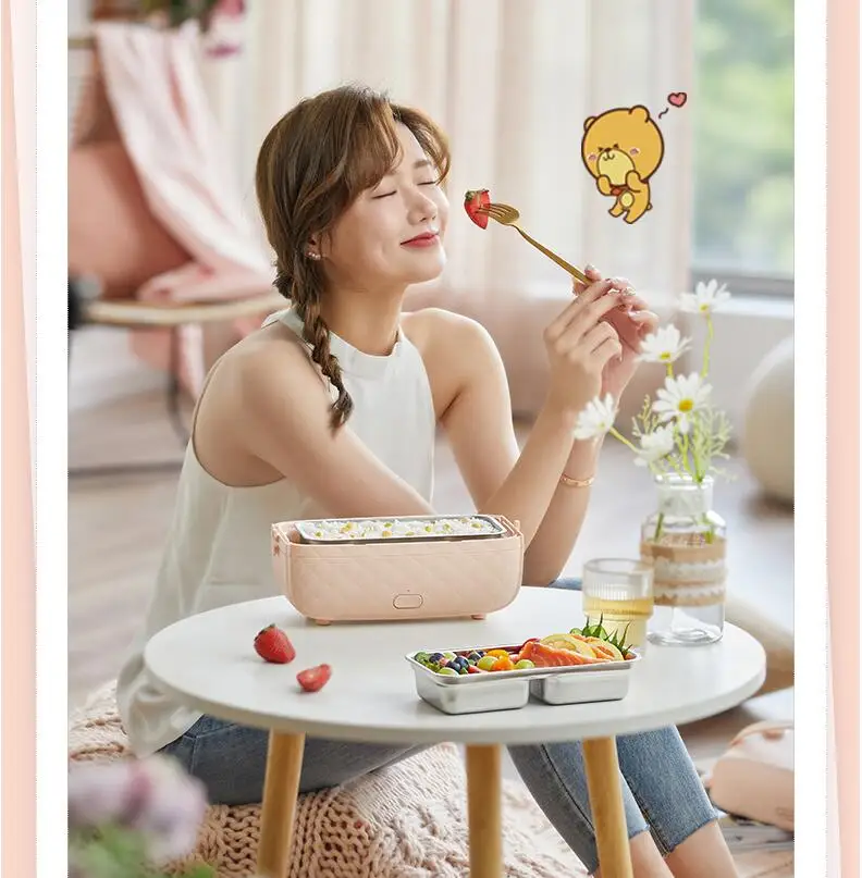 

Xiaomi Bear 220V Electric Rice Cooker Portable Mini Electric Heating Box Lunch Meals Heating Pot Multi Cooker For Travel Office