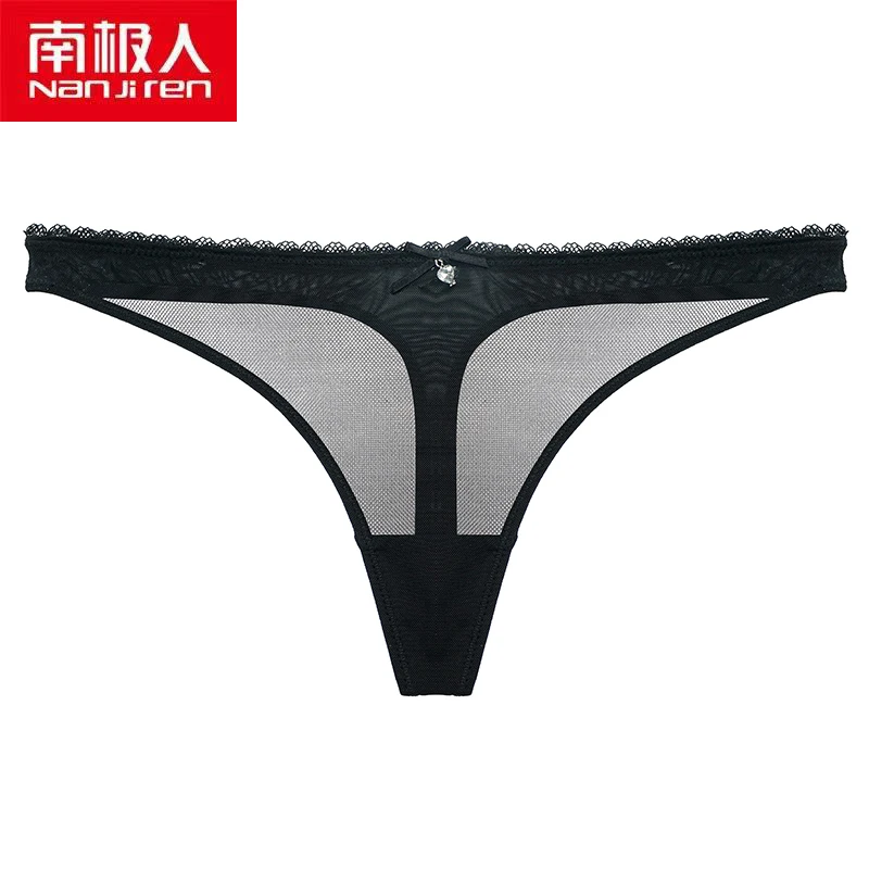 

NANJIREN Women Underwear ultra-thin cup mesh Spandex+Cotton lace underwear transparent unlined bra+panties bra set for ladies