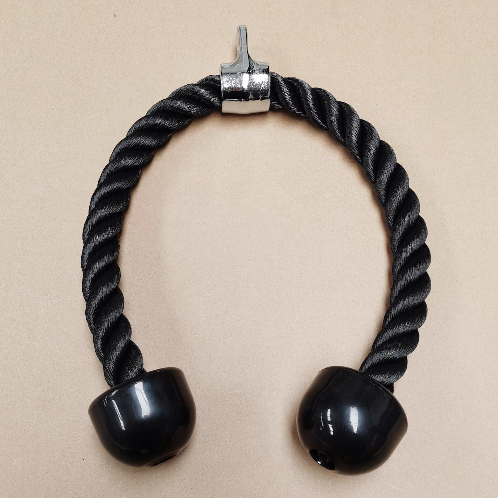 Трос для трицепса с карабином тренажер тренажерного зала