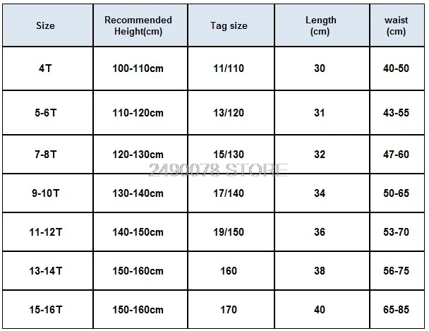 

Summer Children Kids Girls Teenage Skirt Kids Girls School Uniform Pleated Side Zipper Scooter Skirt with Hidden Shorts 4-16Y