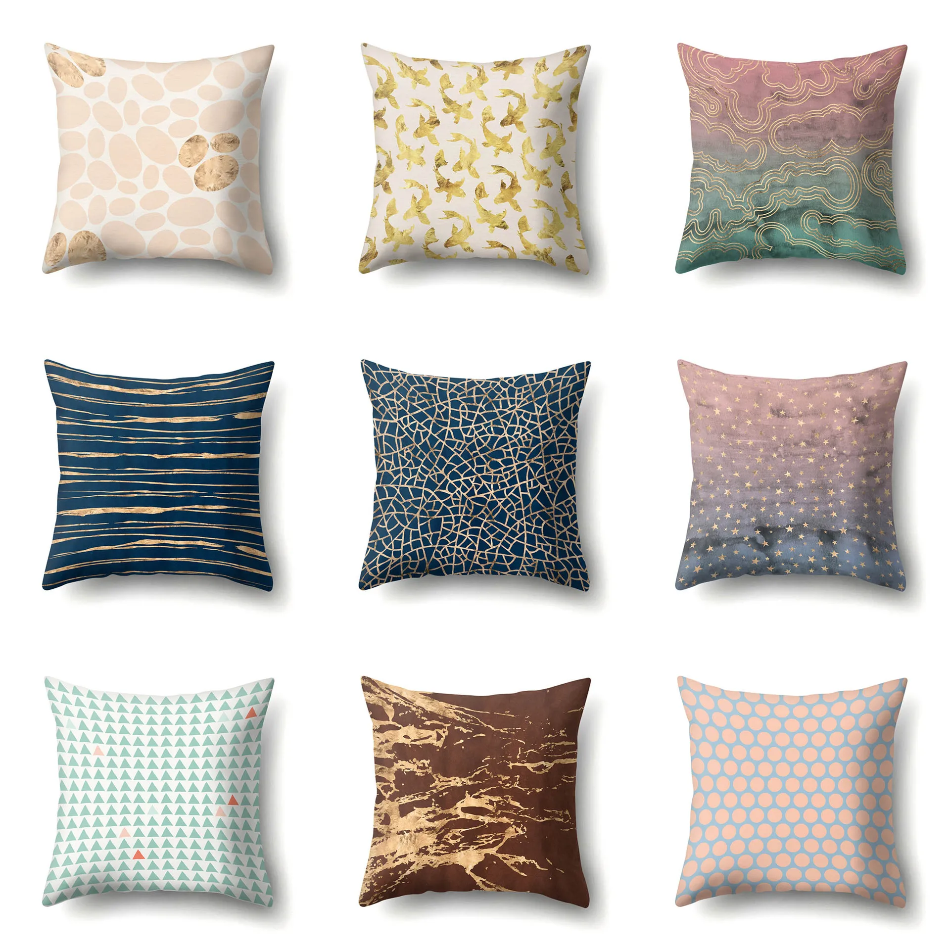 

Милый мультяшный чехол для подушки с принтом из полиэстера, декоративный чехол для дивана, мягкий чехол для подушки 45x45 см, домашний декор