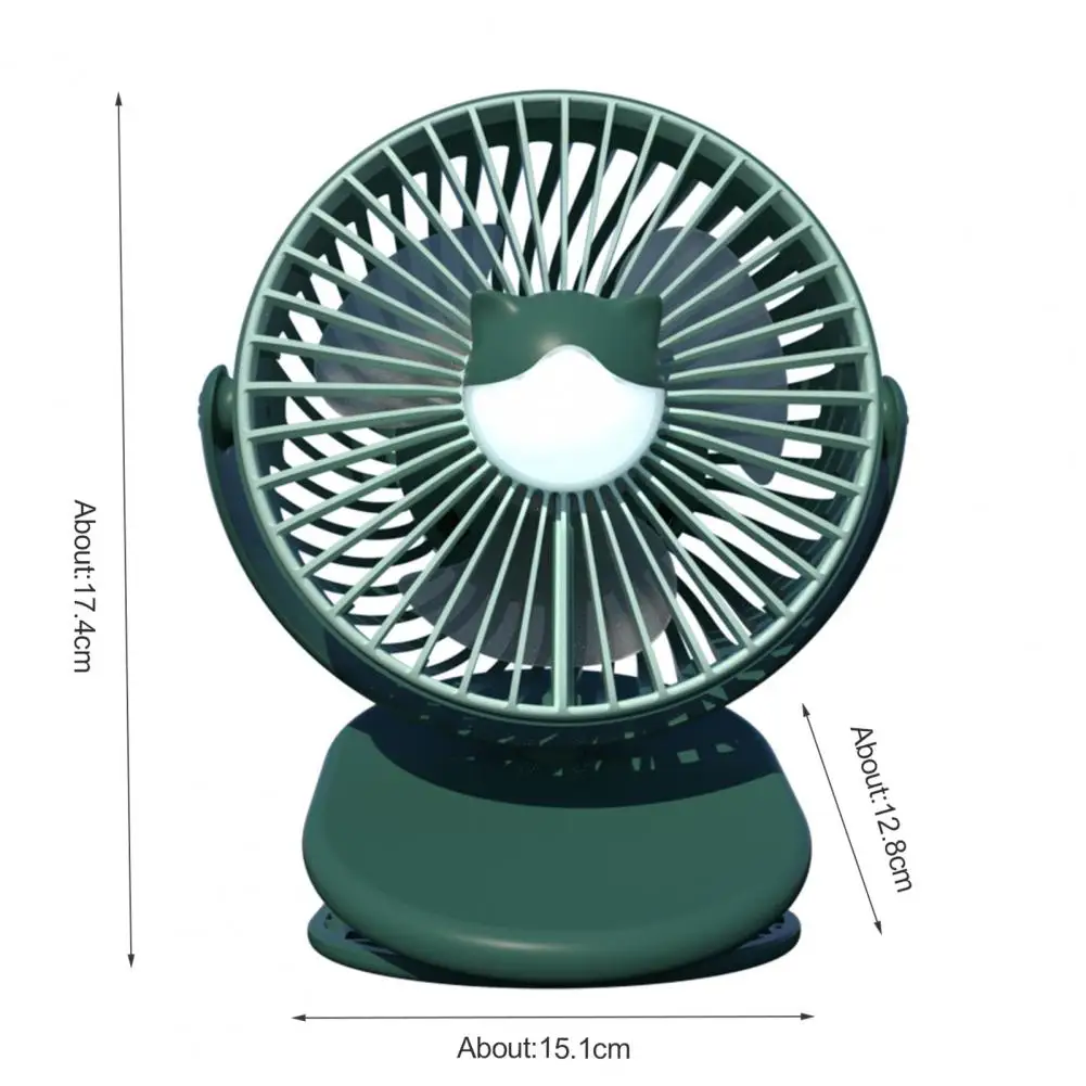 

Cooling Fan 3 Speeds 360 Degree Rotatable Strong Airflow Desk Fan for Home Baby Carriage Mini Fan Gift For Outdoor Travel Office