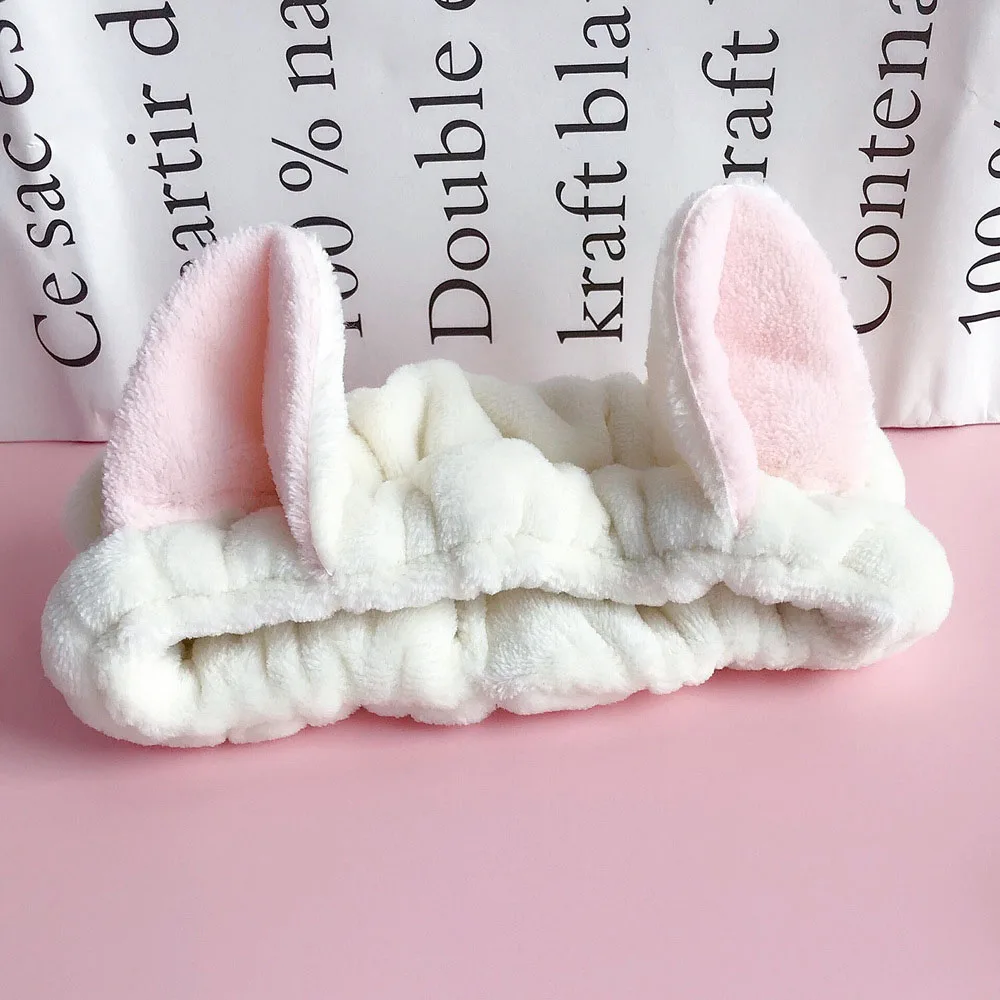 Новое поступление милые кошачьи ушки коралловые флисовые повязки для женщин