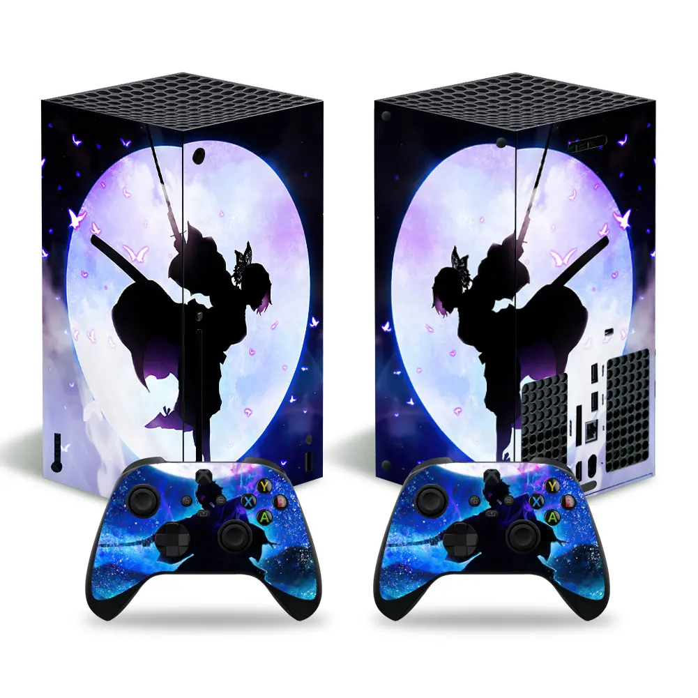 

Moon Style Skin Sticker Decal Cover for Xbox Series X Console and 2 Controllers Xbox Series X Skin Sticker Viny 1