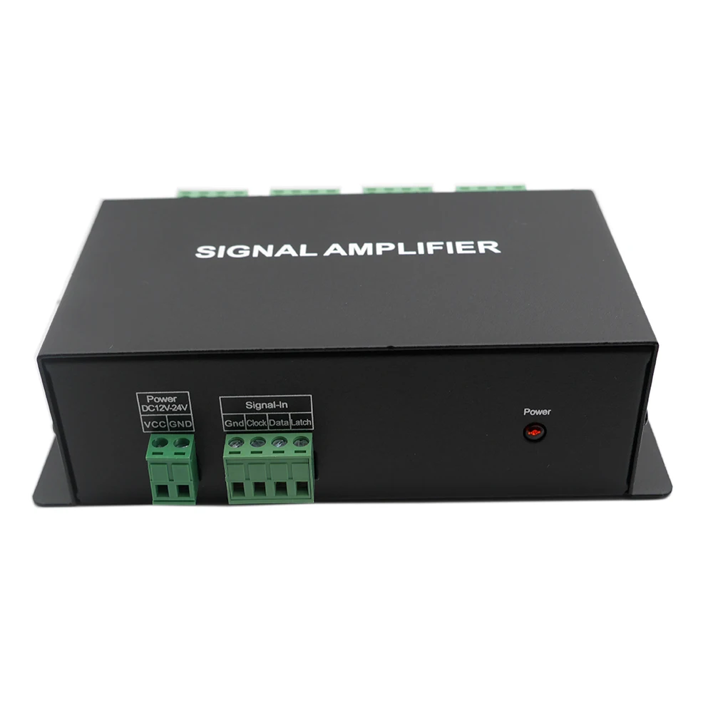 HC800 8 каналов DC12V 24V SPI TTL синхронизатор сигнала светодиодный Усилитель 8CH портов
