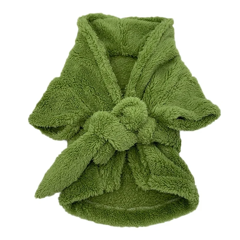 Халат для собаки пижама ночная рубашка одежда маленьких средних собак