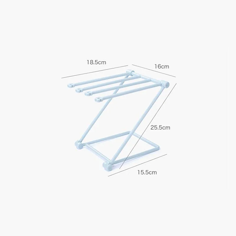 Пластиковая вешалка для хранения полотенец кухонный органайзер посуды складной