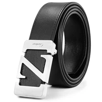 ciartuar leather belts for men genuine leather belt casual high quality smooth buckle luxury designer belt business gold belt