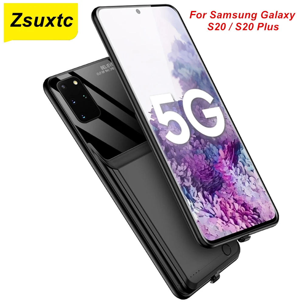 Фото 10000 Mah For Samsung Galaxy S20 + Plus Battery Case Smart Charger Power Bank Мобильные телефоны и аксессуары 10000 Mah For Samsung Galaxy S20 + Plus Battery Case Smart Charger Power Bank Мобильные телефоны и аксессуары