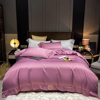 simplicity bed sheet bedding set beauty silk quilt cover bed sheet fitted sheet set pillowcase 4pc set for deep sleep