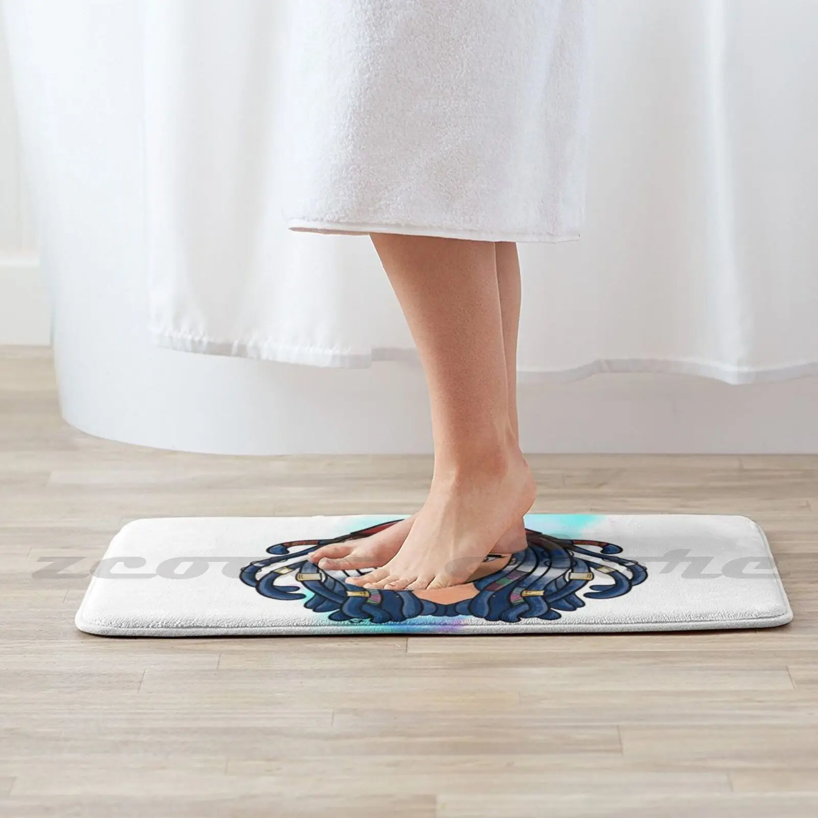 Рак с Da замки ковров Non-Slip хорошо впитывающей влагу дверной коврик зодиака Zodiacsigns