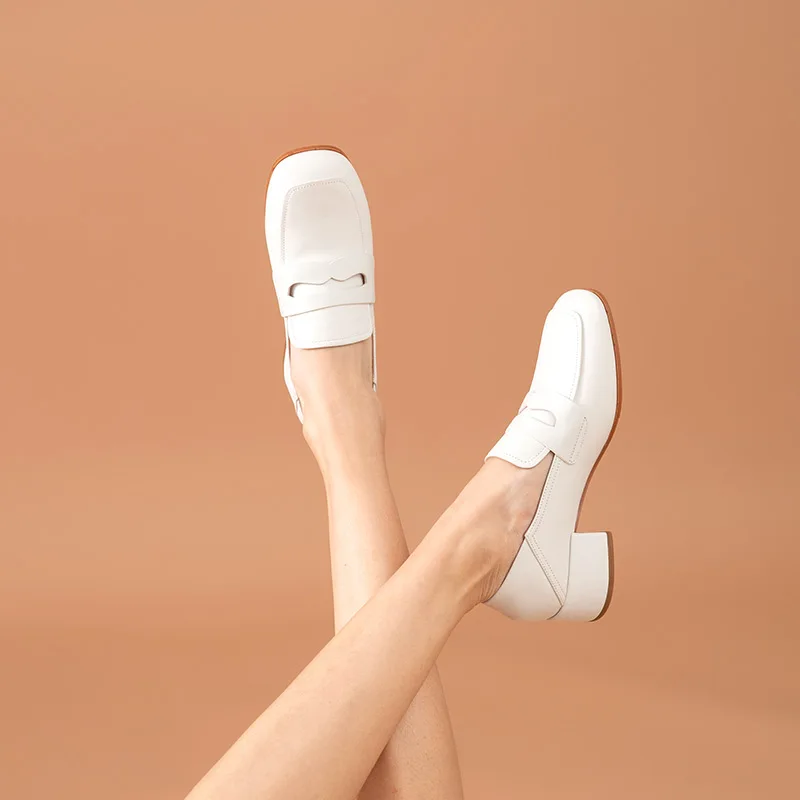 Женские туфли лодочки BeauToday повседневные офисные из натуральной телячьей кожи с