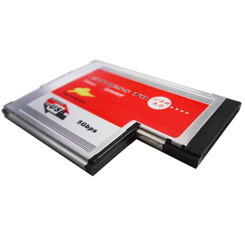2 Dual Ports USB 3.0 HUB Express Card ExpressCard 54mm Hidden Inside USB3.0 Adapter ASMedia ASM1042 Chip For Laptop Notebook NEW |