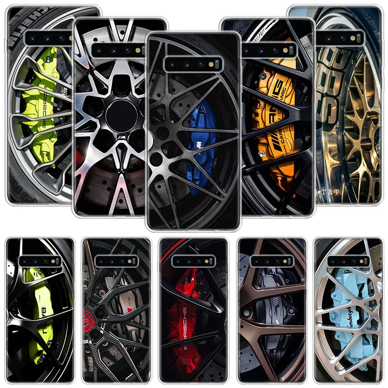 Sports Car Wheel Tire Speed Phone Case For Samsung Galaxy S20 FE S10 Plus S21 S22 Ultra S10E S9 S8 S7 Edge J4 + Fundas Cover