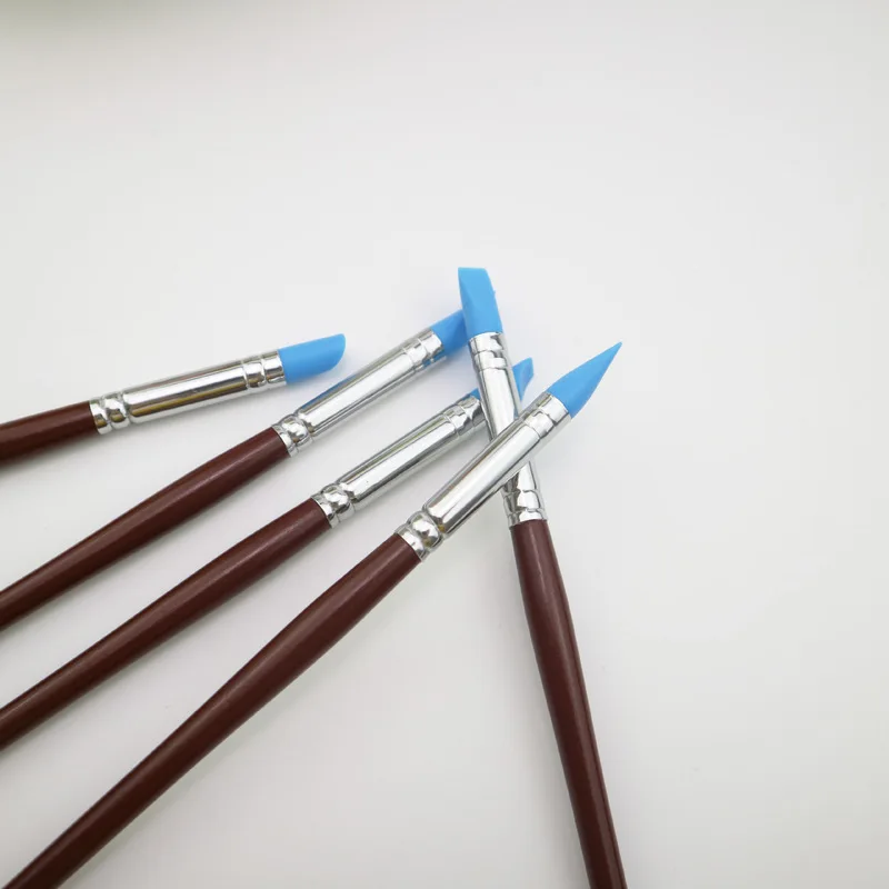 5 шт. Набор для лепки из глины сглаживающий восковой резьбы керамические