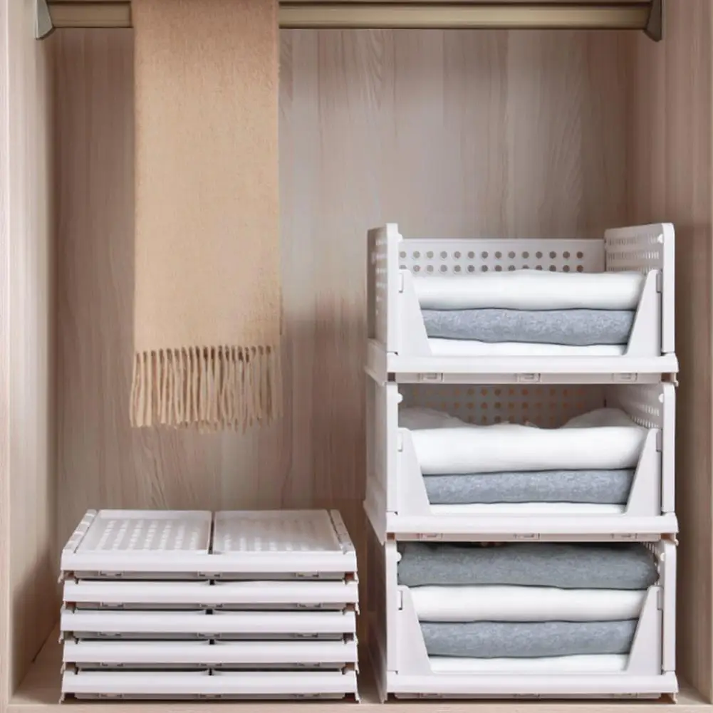 

Ящик для хранения, стратифицированная перегородка для спальни, настенный шкаф для одежды, складной ящик-органайзер типа Fol E9E0