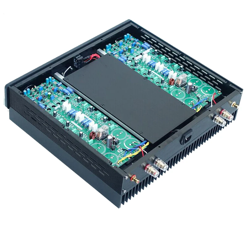 Douk аудио Hi-End HiFi MOSFET полный симметричный усилитель мощности Настольный стерео аудио усилитель 230 Вт+ 230 Вт