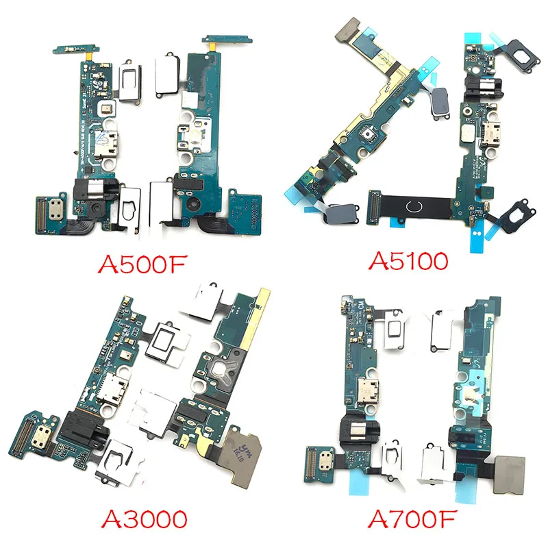 Гибкий usb-зарядный порт кабель для samsung A3 A5 A7 A300F A500F A700F A310F A510F A710F в Запчасти для авто