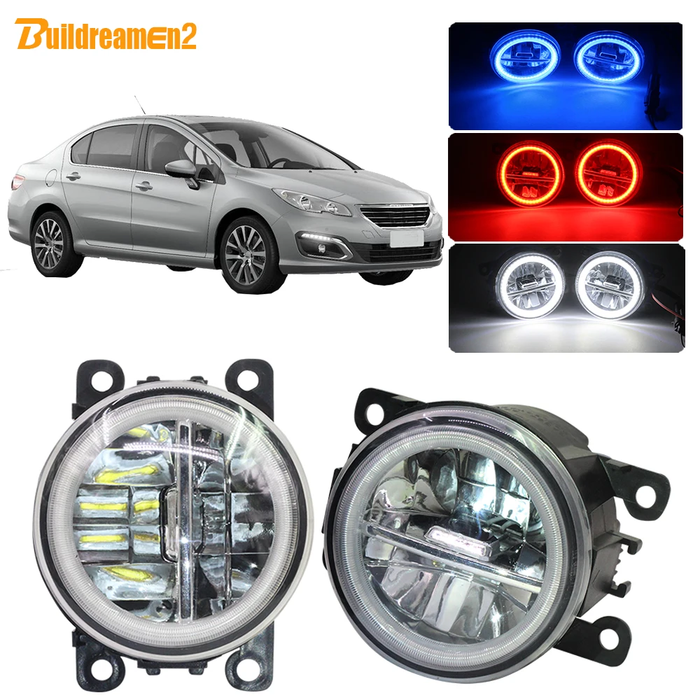 Buildreamen2 автомобиля 4000LM светодиодный лампы передние противотуманные фары