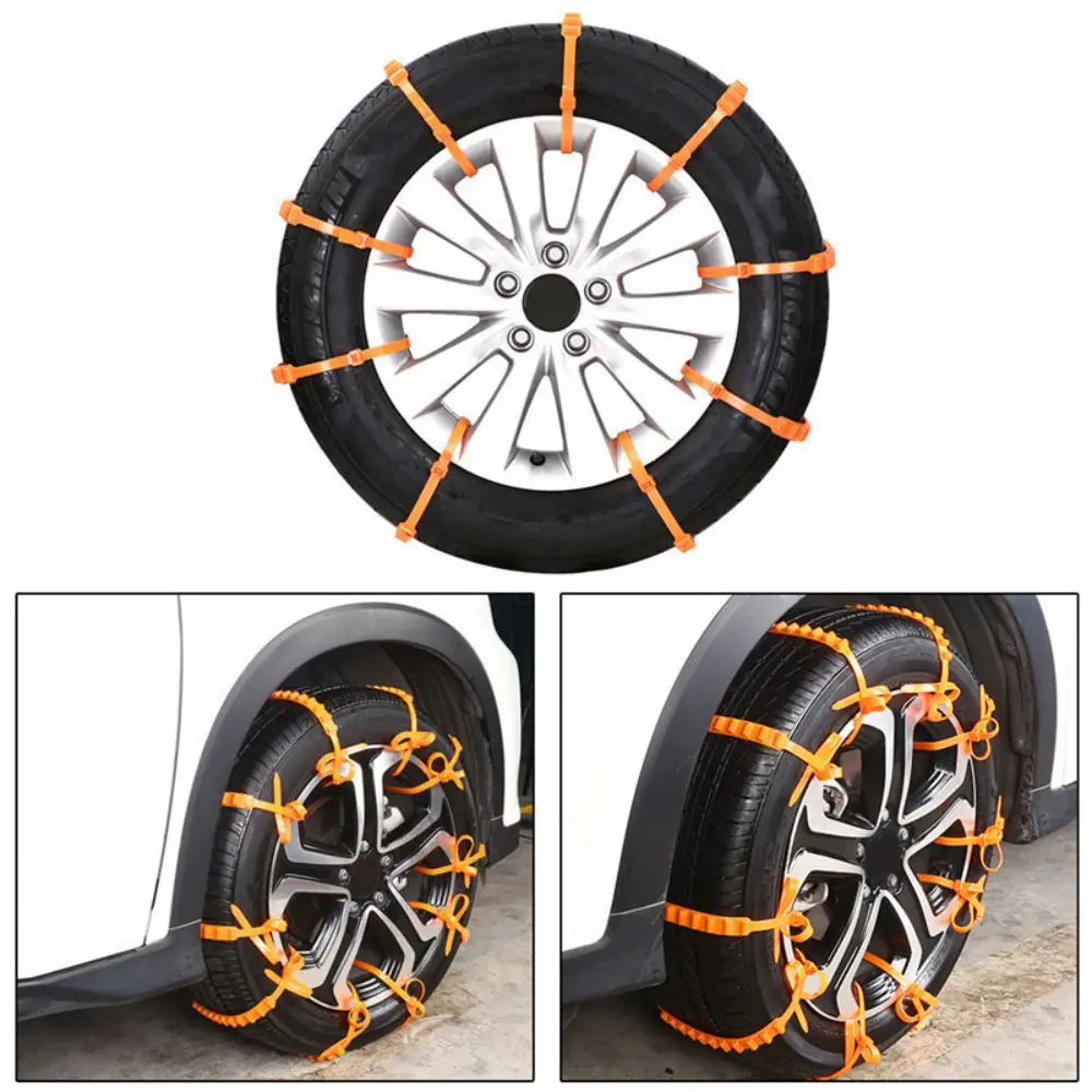 10Pcs Car Winter Tire Wheels Snow Chains Non-slip Cable Belt Outdoor Emergency STC01 | Автомобили и мотоциклы