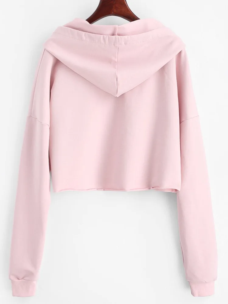 

Plus Size Women's Printed Pullover Round Neck Long Sleeves Hooded Short Chic Sweatshirt Womens Winter Tops Hoodies Women