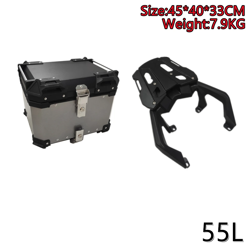 للبيع دراجة نارية قفل حقيبة جذع دائم بطاقة للحقائب مقاومة للماء صندوق تخزين ل Xlol150 على الطرق الوعرة مغامرة 45L 55L 65L 80L الملحقات