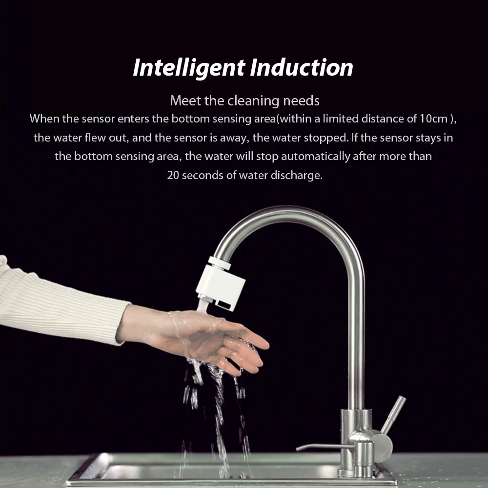 Xiaomi Z автоматический переключатель экономии воды инфракрасное переливное устройство Регулируемый водный диффузор для кухни ванной раковины кран