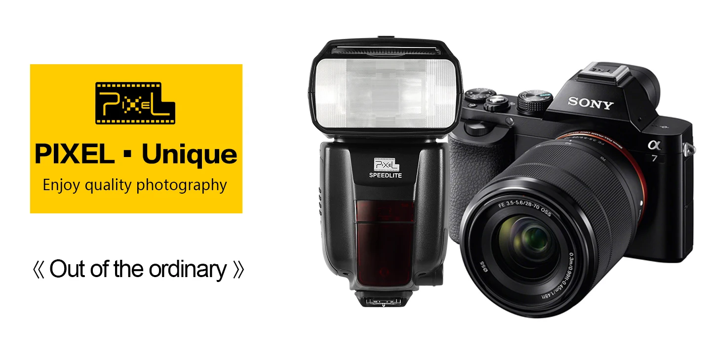 Pixel X800S вспышка GN60 Беспроводная ttl HSS камера Вспышка Speedlite для sony A7 A77 A7R RX1 A6000 A6300 DSLR Vs X800N GODOX