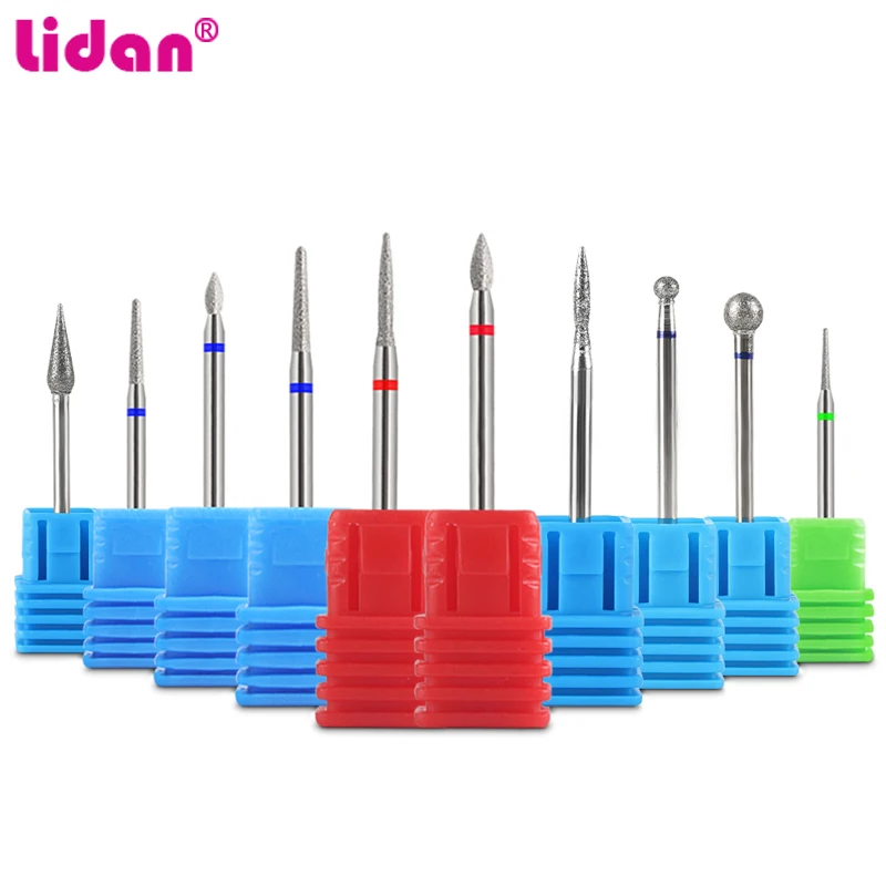 

10 Types Tungsten Carbide Nail Drill Bit Pedicure Milling Cutter For Nail Files Manicure Cutter Nail Art Tools