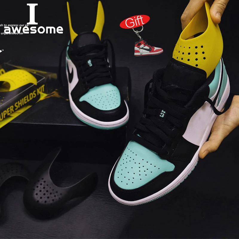 

New 2 Pairs Shoes Shield Shoe Tree for Sneaker Anti Crease Wrinkled Fold Shoe Support Toe Cap Shoe Head Stretcher Shaper Keeper