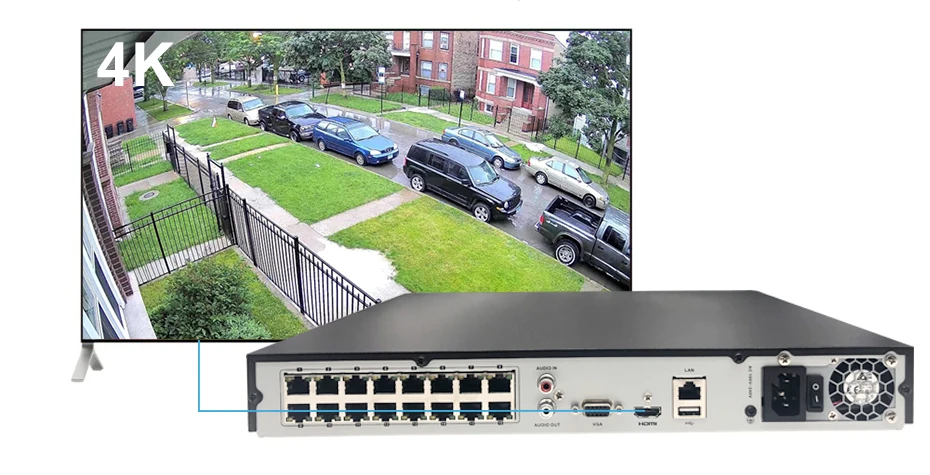 Anpviz 16CH 4 к NVR 5MP купольная PoE Комплект ip-камеры ONVIF дома/на открытом воздухе безопасности 8/10/12/16 фото системы видеонаблюдения DVR NVR Kit