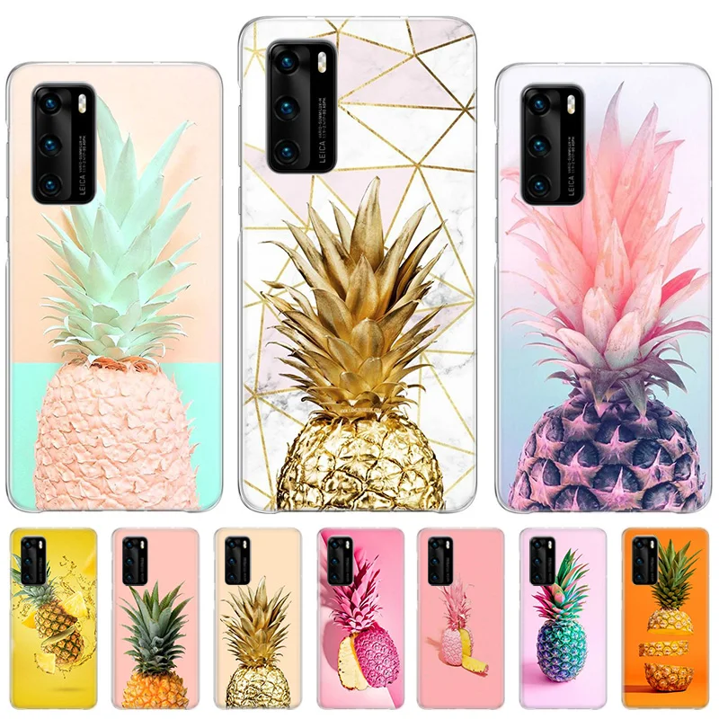 

Pineapple fruit in summer Bumper Case For Huawei Honor 10 lite 8X 9X 20S 30S 50 Pro Mate 20 30 40 Pro Protect Phone Cover