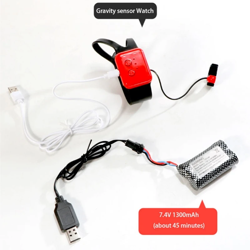 

2.4G drift off-road vehicle gesture induction hollow light music remote control car climbing remote control car children's toy