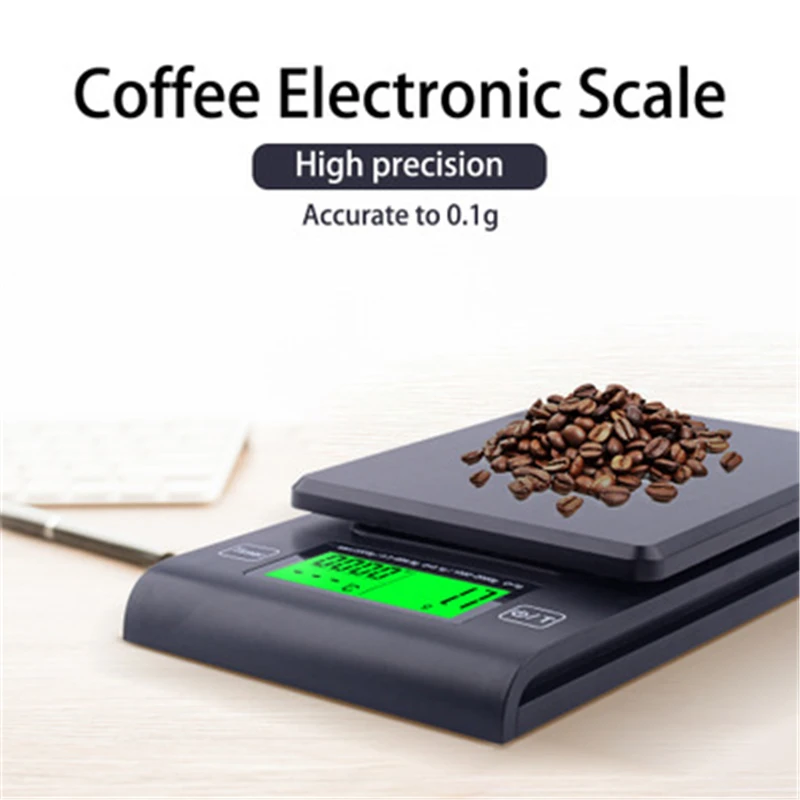 Электронные весы для кофе с датчиком температуры электронные таймером цифровые