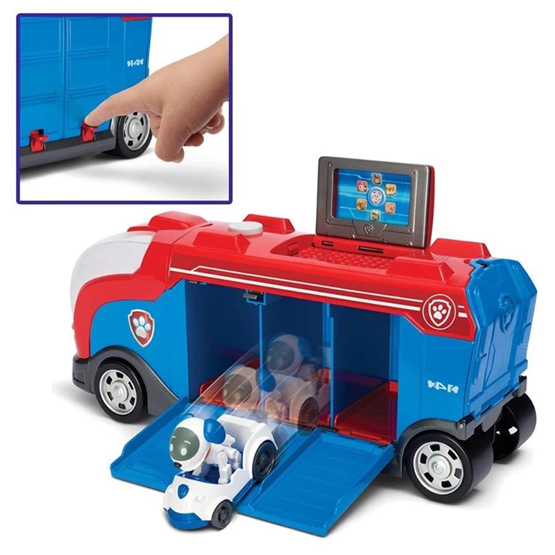 Paw Patrol спасательный автобус, собака, автомобиль, фигурки, набор игрушек, щенок, спасательный автомобиль, круизер штаба, смотровая башня, детская edcation игрушка в подарок