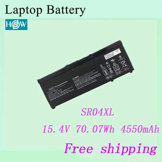100% новый аккумулятор SR04XL для серии HP 15 CE015DX бесплатная доставка|Аккумуляторы