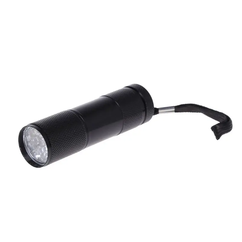 

2021 New Mini Detection 9 LED UV Ultra Violet Flashlight Blacklight Torch Light Lamp New