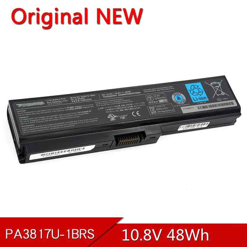 

PA3818U Original PA3817U-1BRS -1BAS Laptop Battery For Toshiba Satellite A660 C640 C650 C655 C660 L510 L630 L640 L650 U400 L750