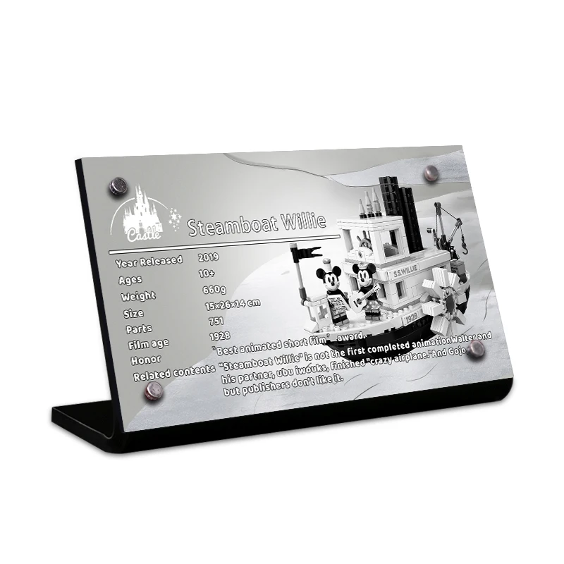 

the Acrylic display stand brand for 21317 toys building blocks bricks